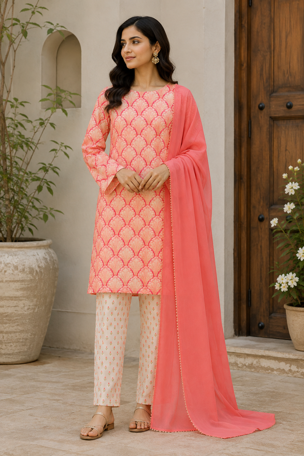 3Pc Slub_Lawn
